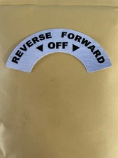 Yamaha G1 Golf Cart Instrument Panel Forward & Reverse Indicator Decal  Vinyl