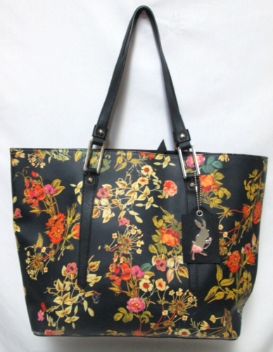 Disney Alice Through the Looking Glass Coleen Atwood large tote bag purse floral