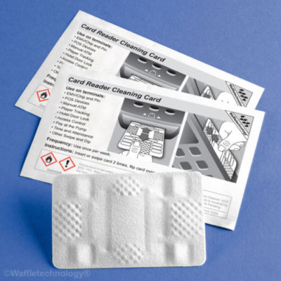 Alliance Card Reader Cleaning Card Featuring Waffletechnology 40 Cards per box