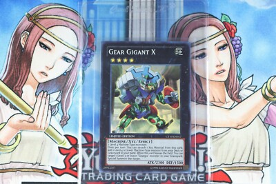 YuGiOh Gear Gigant X CT10-EN017 Limited Edition Super Rare 