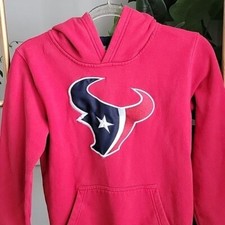 Houston Texans Boys Team NFL Hoodie/Hooded Sweatshirt Red Blue Sz L 14-16 Youth