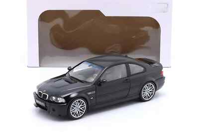 2003 E46 BMW CSL M3 Black 2003 1/18 Scale Model Car Diecast Model