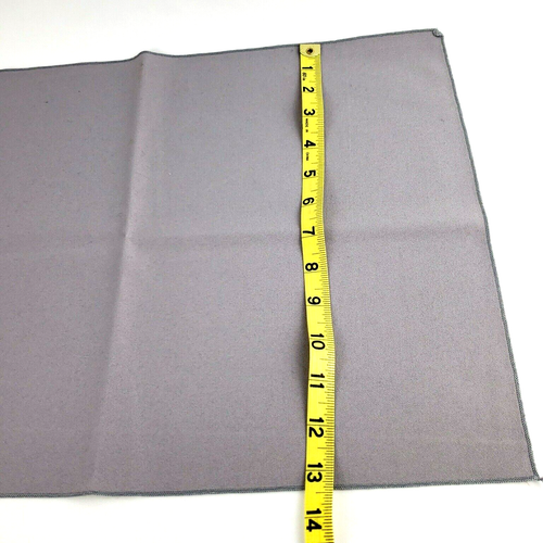 8 Restaurant Style Cloth Gray Napkins or Placemats Size 19x13 Gray Serge Trim - Picture 7 of 7