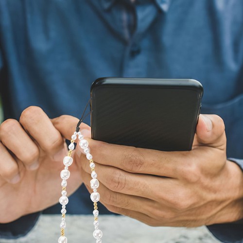 2 szt. Łańcuszek na telefon komórkowy Charms Pasek Akcesoria dla kobiet - Zdjęcie 11 z 12