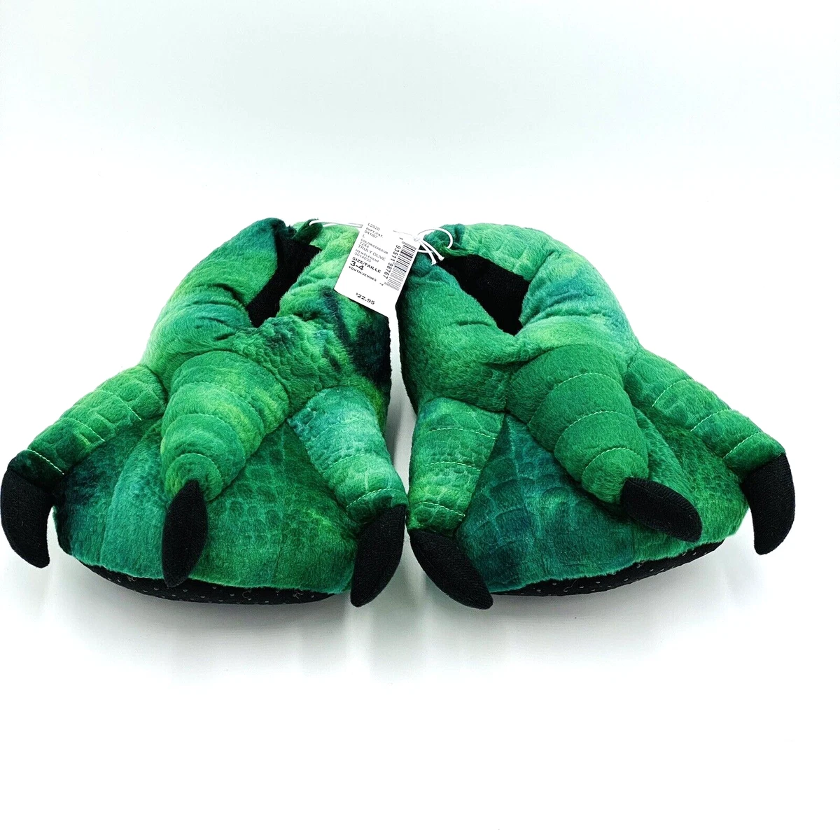 Children s Place Dinosaur Slippers Toddler Size 3 4 Green