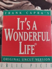 Vintage It's A Wonderful Life James Stewart Uncut Version VHS New Sealed 1993
