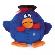 Zanies Dog Plush Toy with Squeaker, Blue First Responder Police Officer, 7-8"