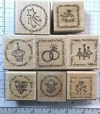 SU   Sketch an Event   wood mount rubber stamps