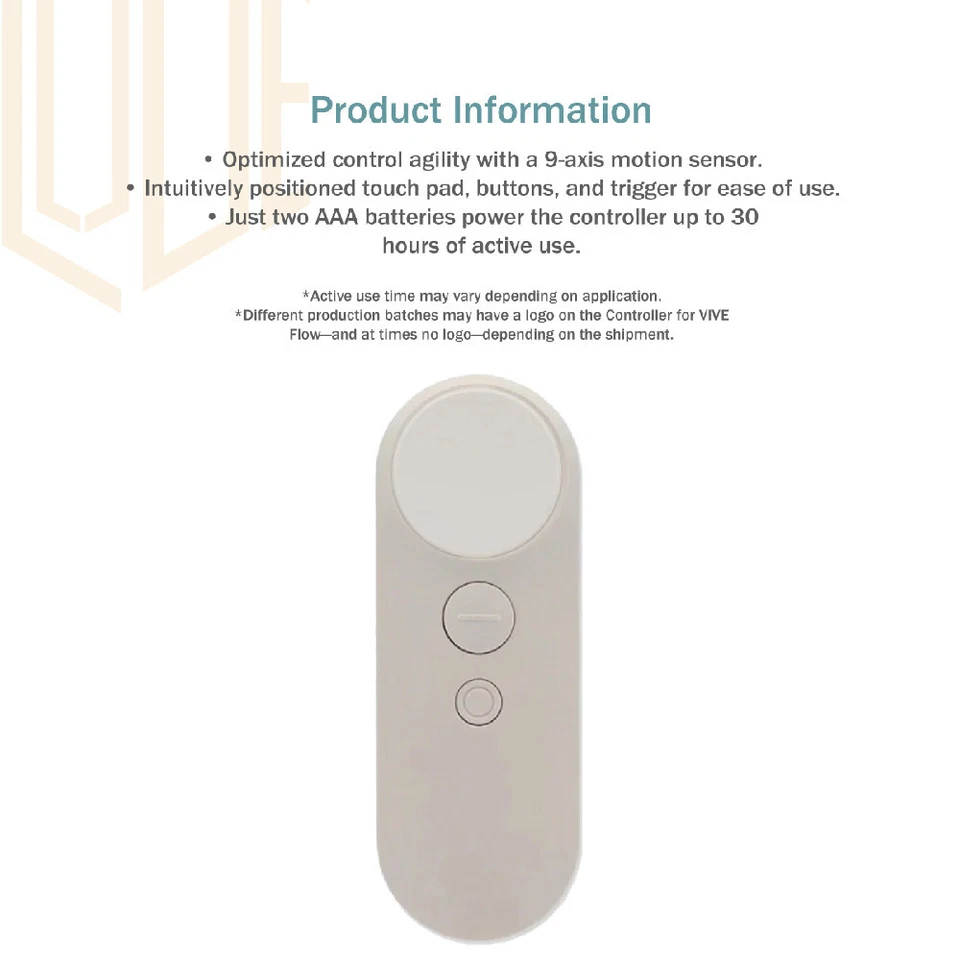 Original HTC Official VIVE Flow Controller (IHM100) - White - Image 4 of 4