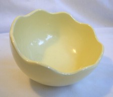 1 Easter Yellow Cracked Egg Shaped Bowl Italy Cereal Easter Candy Treats