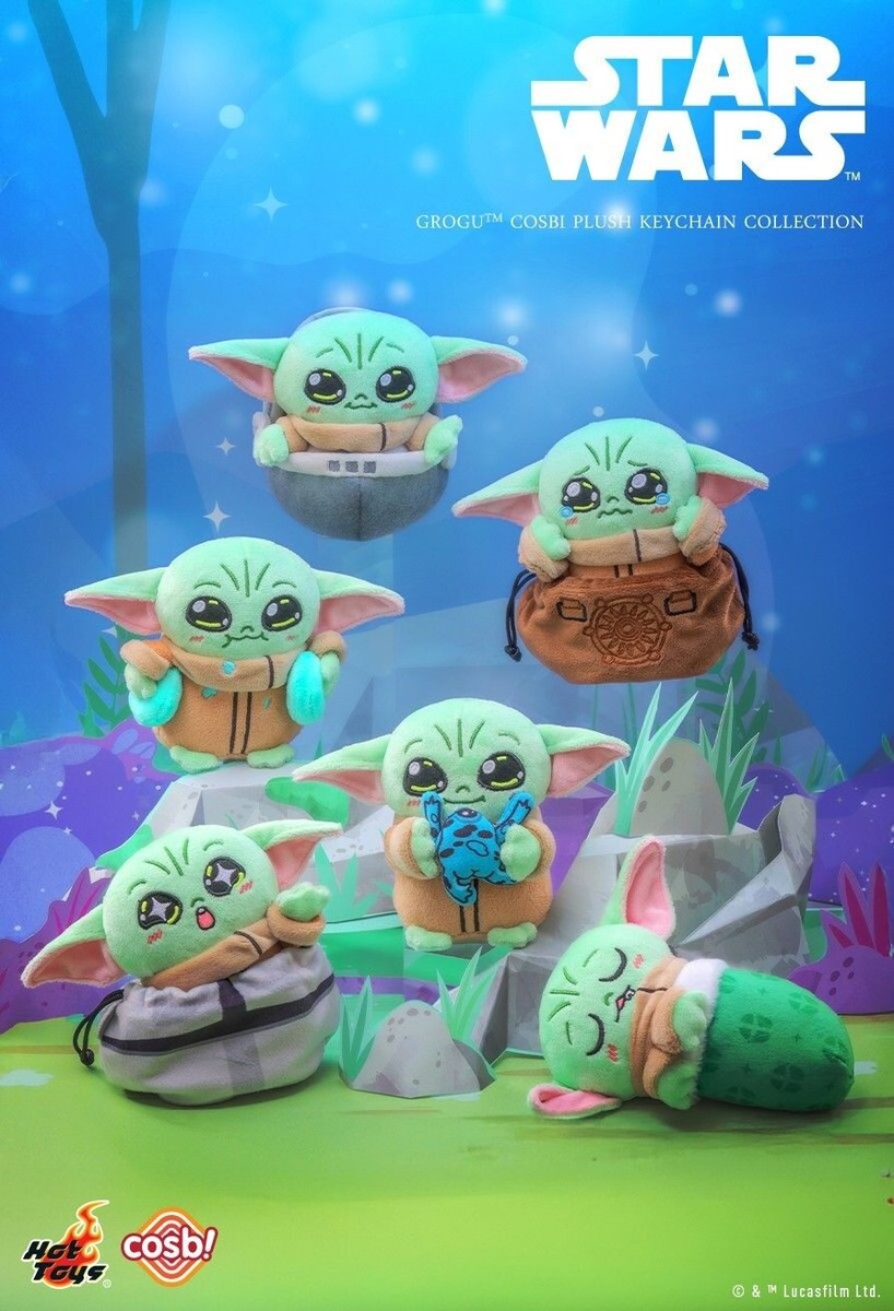 ぬいぐるみ GROGU Cosbi Plush Keychain Hot Toys Star Wars Grogu Cosbi Plush Keychain Collection