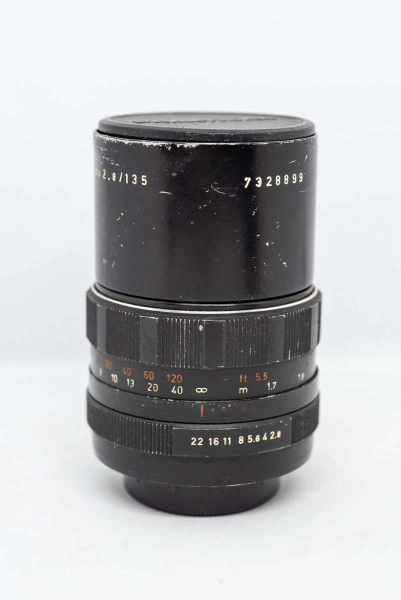 Objectif Pentacon 2.8/135 MC Auto – Monture M42 – Made In Japan – Argentique