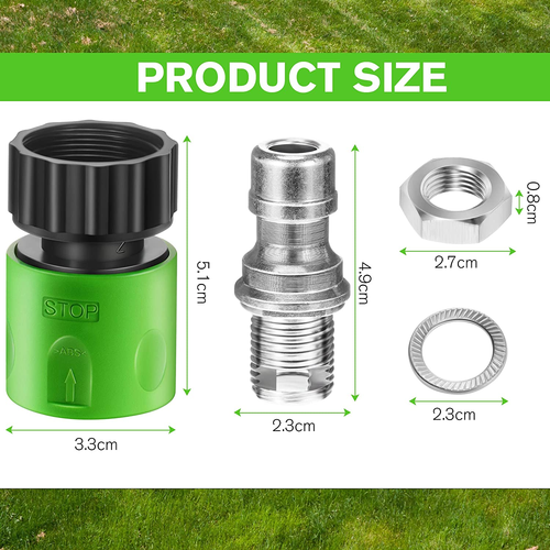 Lawn Mower Deck Wash Kit, Deck Wash Adapter Attachment Kit, Riding Lawn Mower Cl - Picture 2 of 12