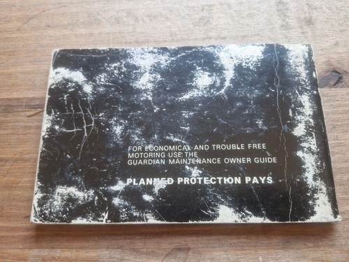 HQ statesman original holden Jun 1972 - owners warranty service manual 1508 - Picture 2 of 6