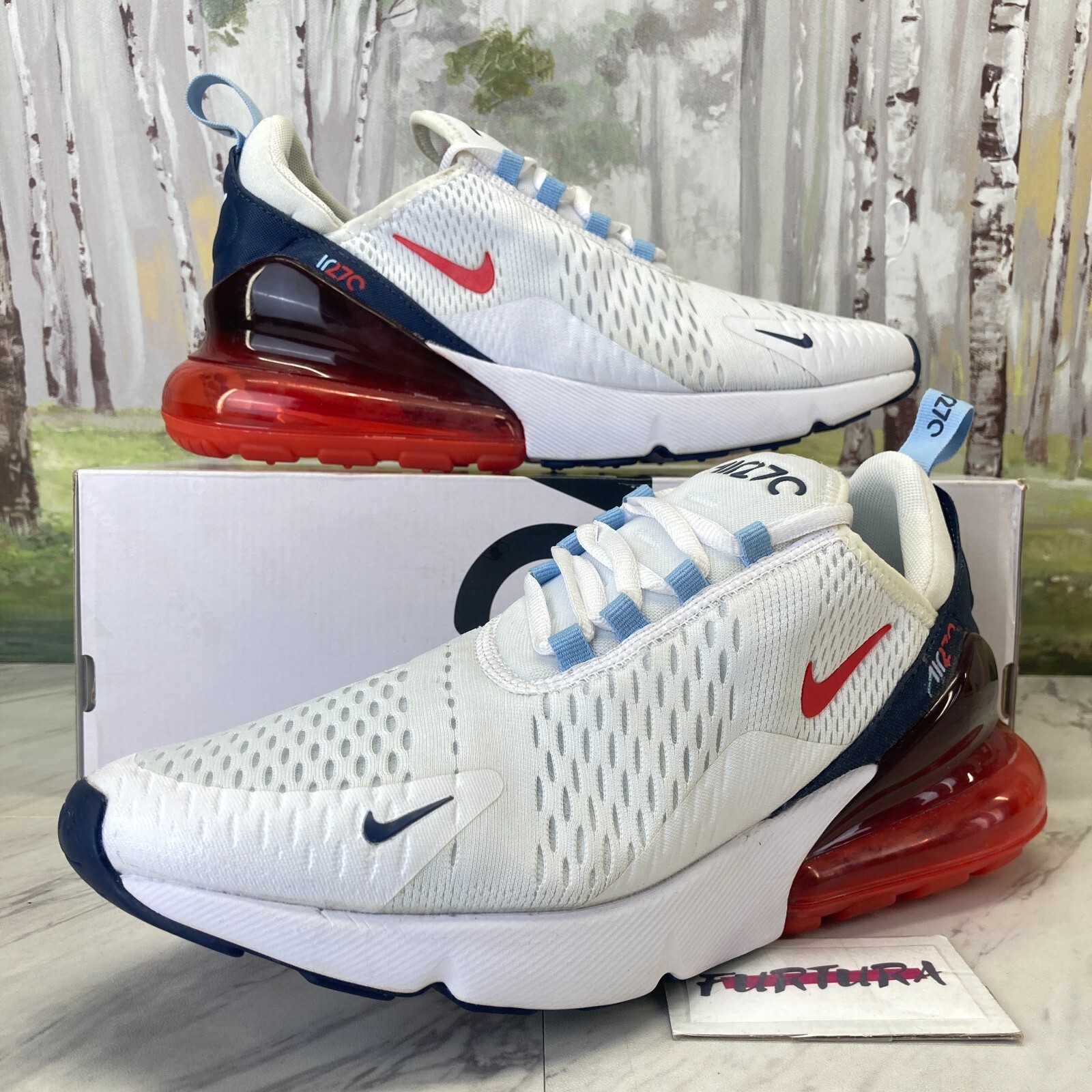 Nike Air Max 270 USA White Red Navy 