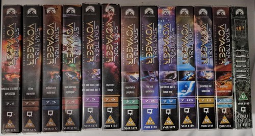 Star Trek Voyager VHS Season 7 BOXED Complete Series 7.1 to 7.13