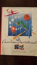 Carolinas Invitational 1988 Olympic Exhibition Program Basketball Baseball Gymna