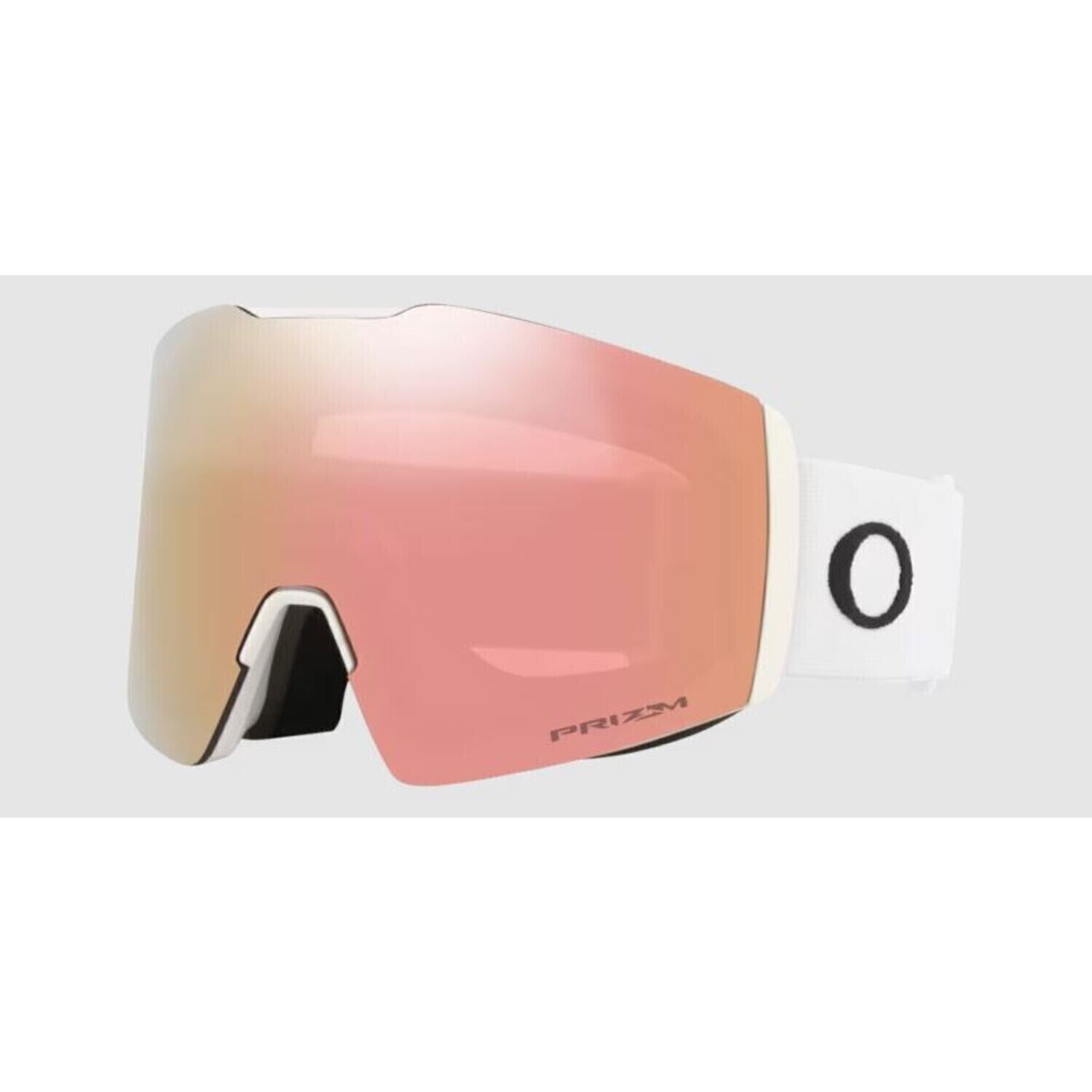 Oakley Caer Línea L Blanco Prizm Nieve Rosas Oro Iridio Máscara Ski Esquí Nuevo