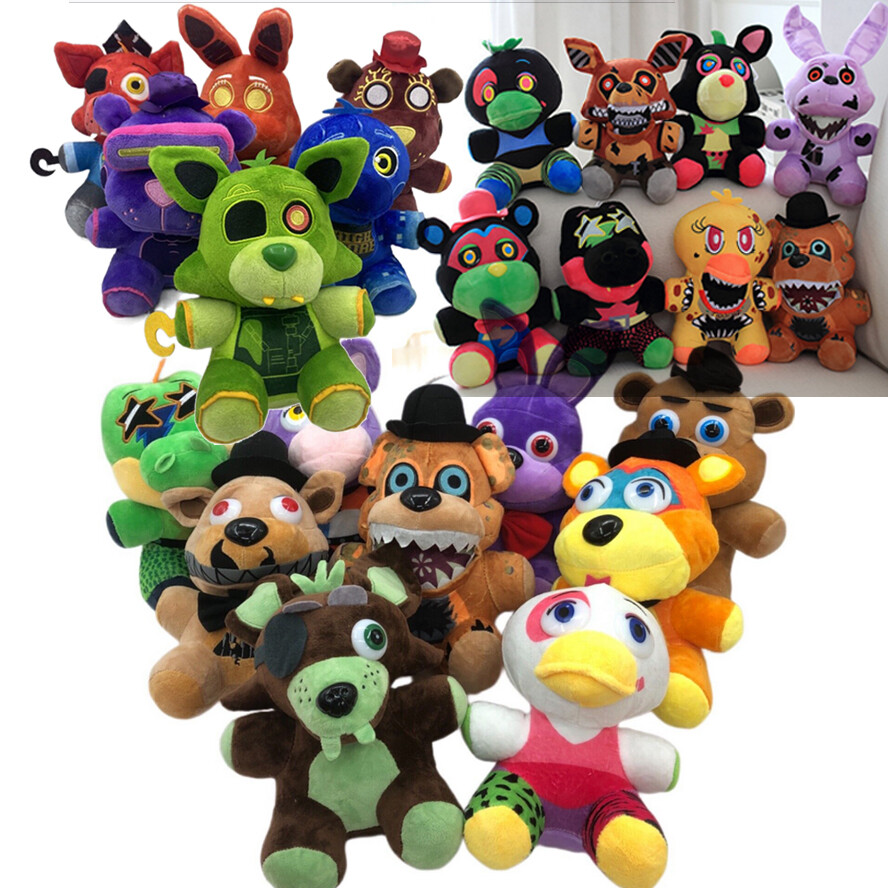 FNAF Plushies Five Nights at Freddy's Plush Doll Toy Bear Foxy Sundrop~Moon  Gift