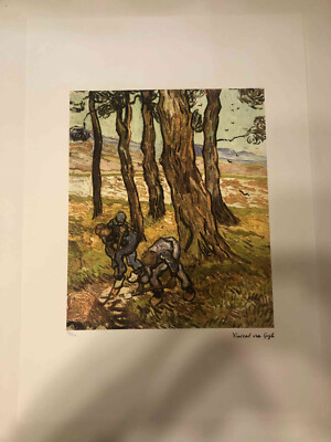 Vincent Willem van Gogh off set lithograph cm 50x70 signature on plate with COA