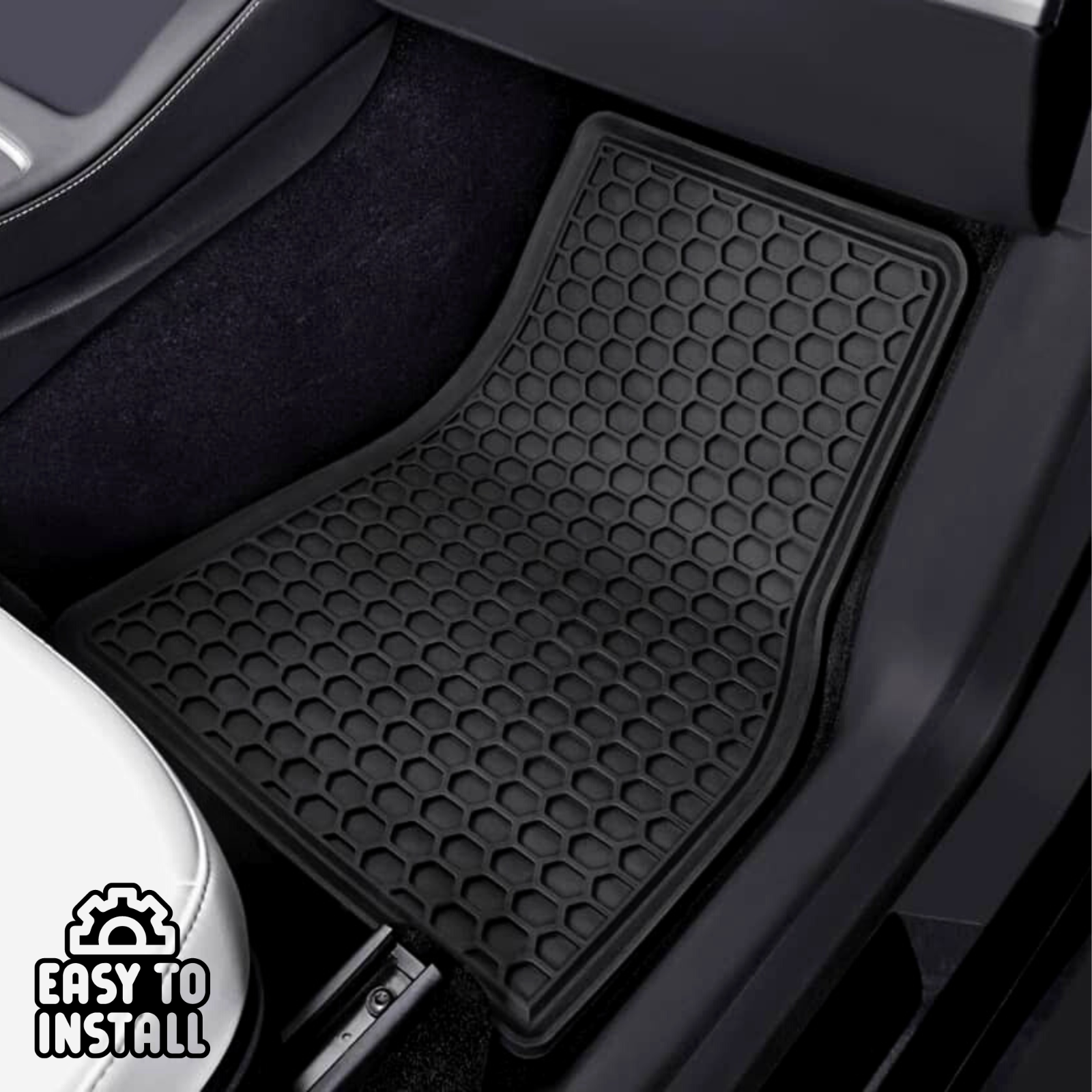 For 20202023 KIA TELLURIDE Floor Mats Liner 3Row All Weather Rubber