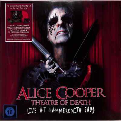 Alice Cooper / THEATRE OF DEATH - LIVE AT HAMMERSMITH 2009 (CLEAR RED 2LP + DVD