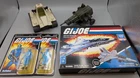 BIG LOT G.I. JOE SKYSTRIKER BLOCKS SET 2 SUPER 7 SNAKE EYES & 2 VINTAGE VEHICLES