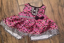 2013 Build a Bear Workshop Harajuku Hugs Pink  Black Dress . Gwen Stefani