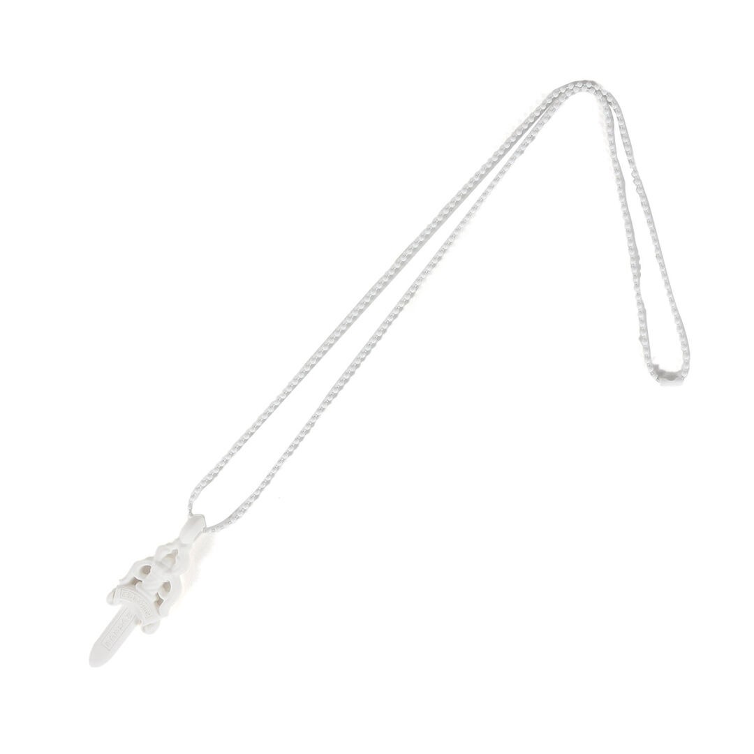 CHROME HEARTS | Large Dagger Rubber Necklace (Large Rubber) White Used BEEG-0 thumbnail 3
