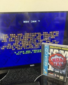NBA Jam - Sega CD, 1994 Complete CIB Tested Working