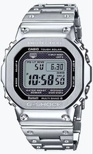CASIO G SHOCK GMW B5000D 1JF Full Metal Silver Radio Solar
