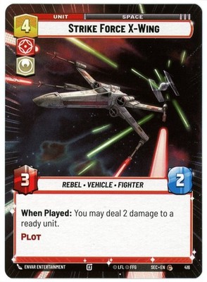 Strike Force X-Wing (Hyperspace) - 416 - Secrets of Power - SWU NM/M