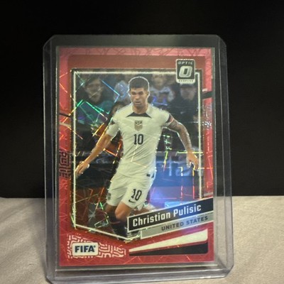 2023-24 Panini Donruss Christian Pulisic Optic Pink Velocity #/99 FIFA World Cup