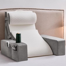 Reading Pillow for Sitting in Bed Adult, Back Pillow for Bed Sitting up with ...