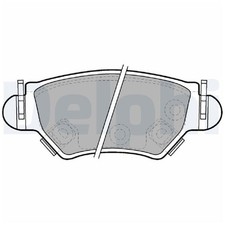 Satz Bremsbeläge Bremsklötze hinten für Opel Astra F T92 G F70 T98 F35 | 2462