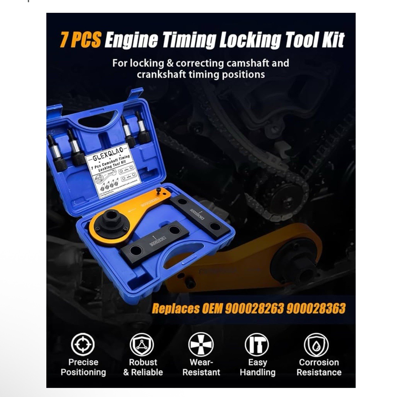 Engine Timing Tool Kit Compatible with Maserati Levante