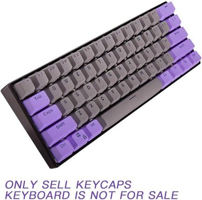 Keycaps,61 Keycaps Backlight PBT Tastenkappe für Ducky / GH60 / RK61 / ALT61