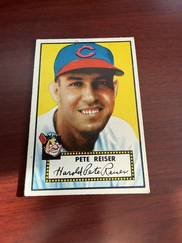 Pete Reiser #189 1952 Topps card
