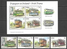 Ireland # 681 - 684 & 684a PO Fresh Complete Tram Set! ('25 SCV $6.75)