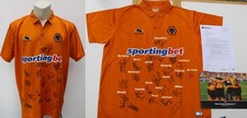 2012-13 Wolves Home Shirt Squad Signed - Direct from Club + COA & Map (31392)