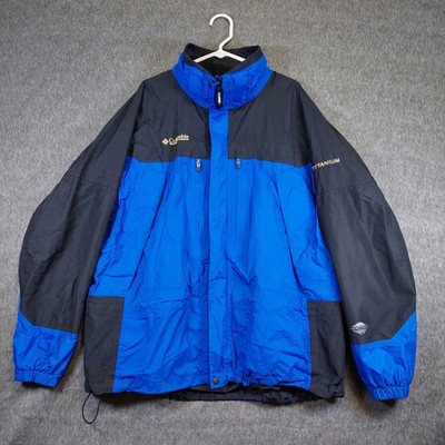 Columbia Titanium Omni-Tech Bugaboo Coat Mens XL Waterproof Breathable 3-in-1