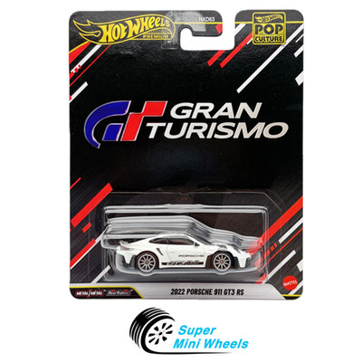 Hot Wheels 2022 Porsche 911 GT3 RS White ''Gran Turismo'' Pop Culture