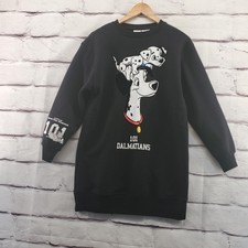 Disney 101 Dalmatians Sweatshirt Youth 11-12 Black Zara Graphic Pullover