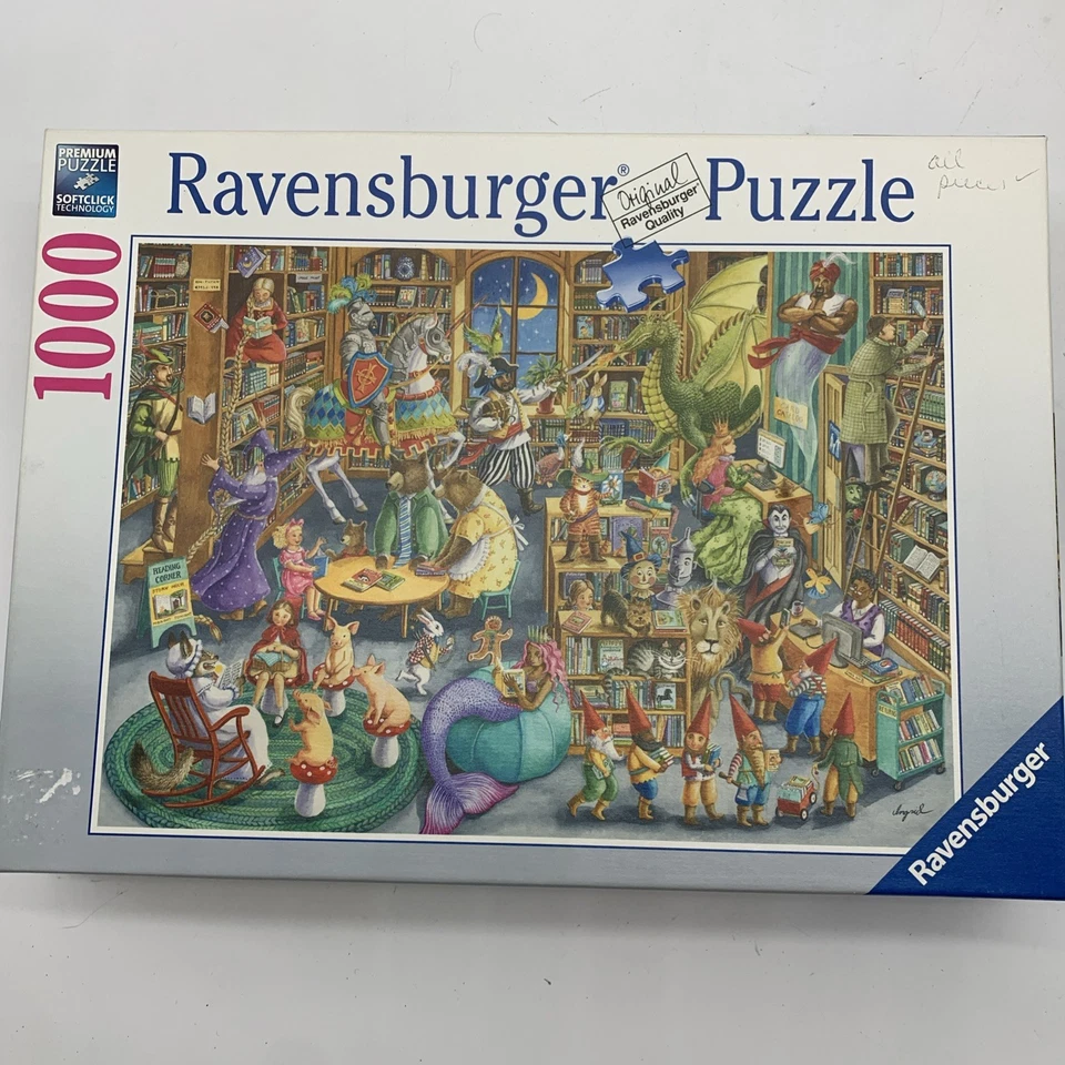 Ravensburger Lot 5 Landscape Venice Japan Library 1000 1500 Piece Jigsaw Puzzle - Image 2 of 4
