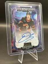2025-26 O Pee Chee Platinum - Rookie Auto Donovan Sebrango #R-SE Cosmic /65 (AU)