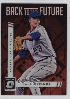 2016 Panini Donruss Optic Back to the Future Red 12/99 Zack Greinke #BF9 1t9a