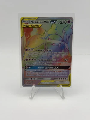 Muk & Alolan Muk GX-Secret-220/214-Unbroken Bonds-Sun and Moon NM - Image 1 of 3
