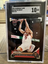 2023 BOWMAN U NOW #60 DALTON KNECHT RED RC /10  SGC 10  VOLS/LAKERS !! Low POP