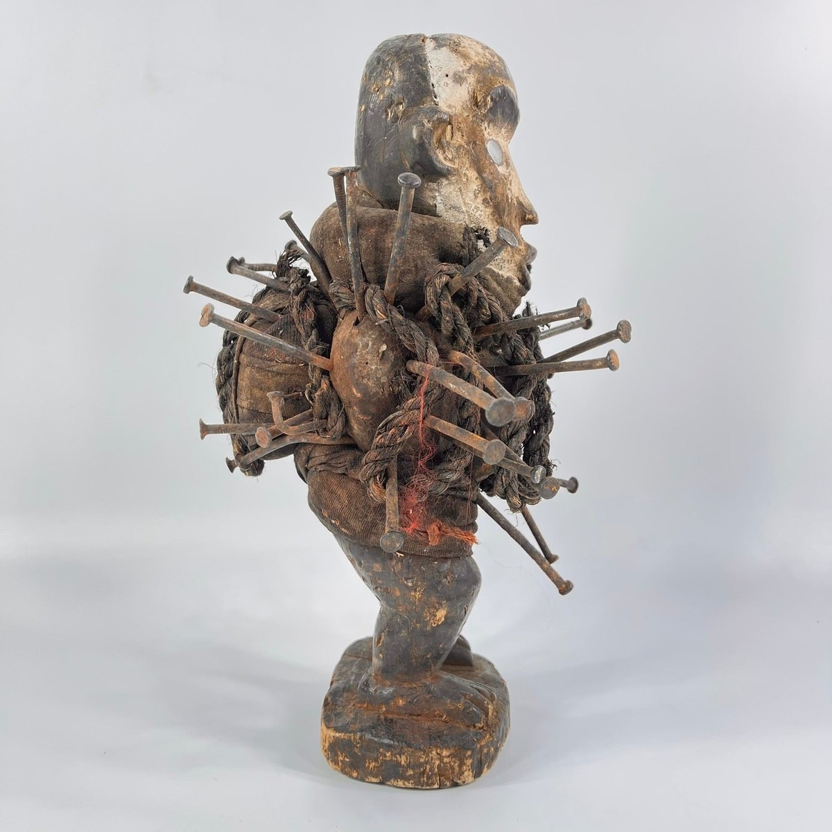 Kongo Nkisi Nkondi Power Fetish Figure Congo | eBay