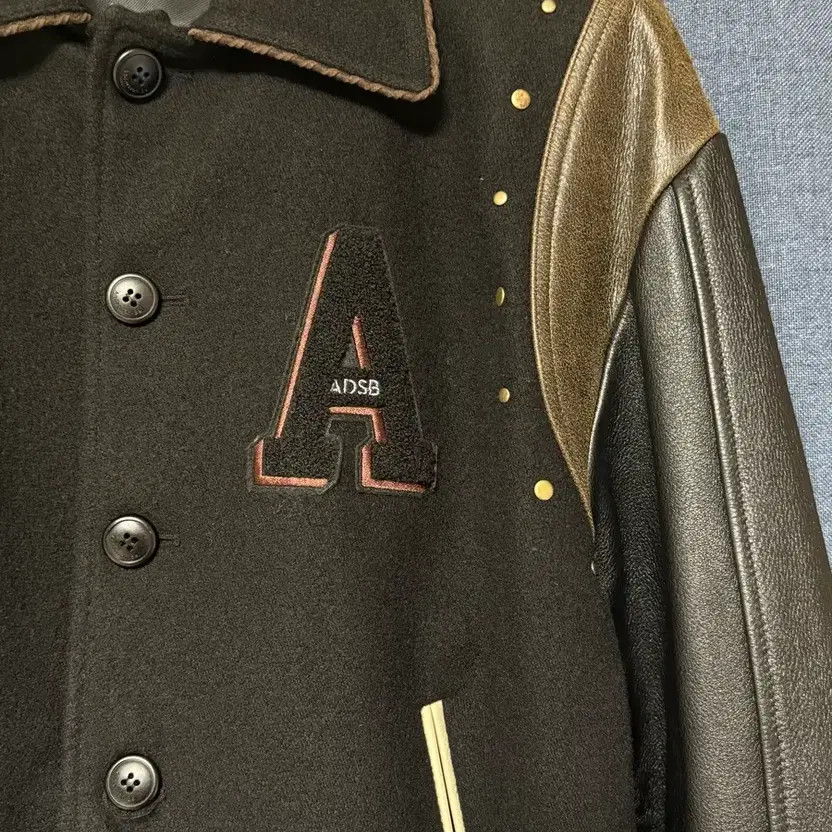 Andersson Bell M Size Varsity Jacket, Leather & W… - image 8